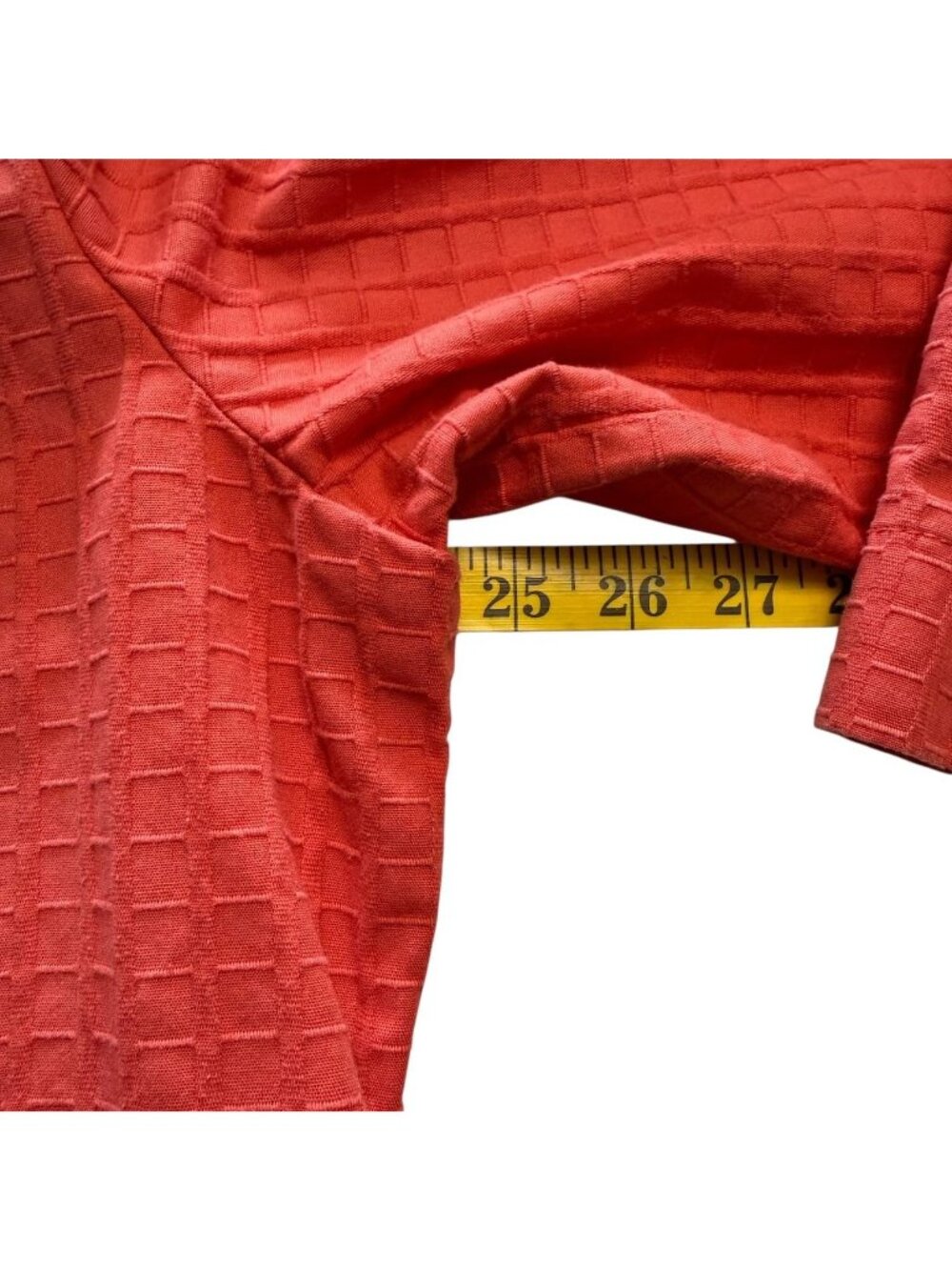 Coldwater Creek Womens 20 Jacket Orange Textured Cotton Pockets Snaps Spring - Picture 15 of 16